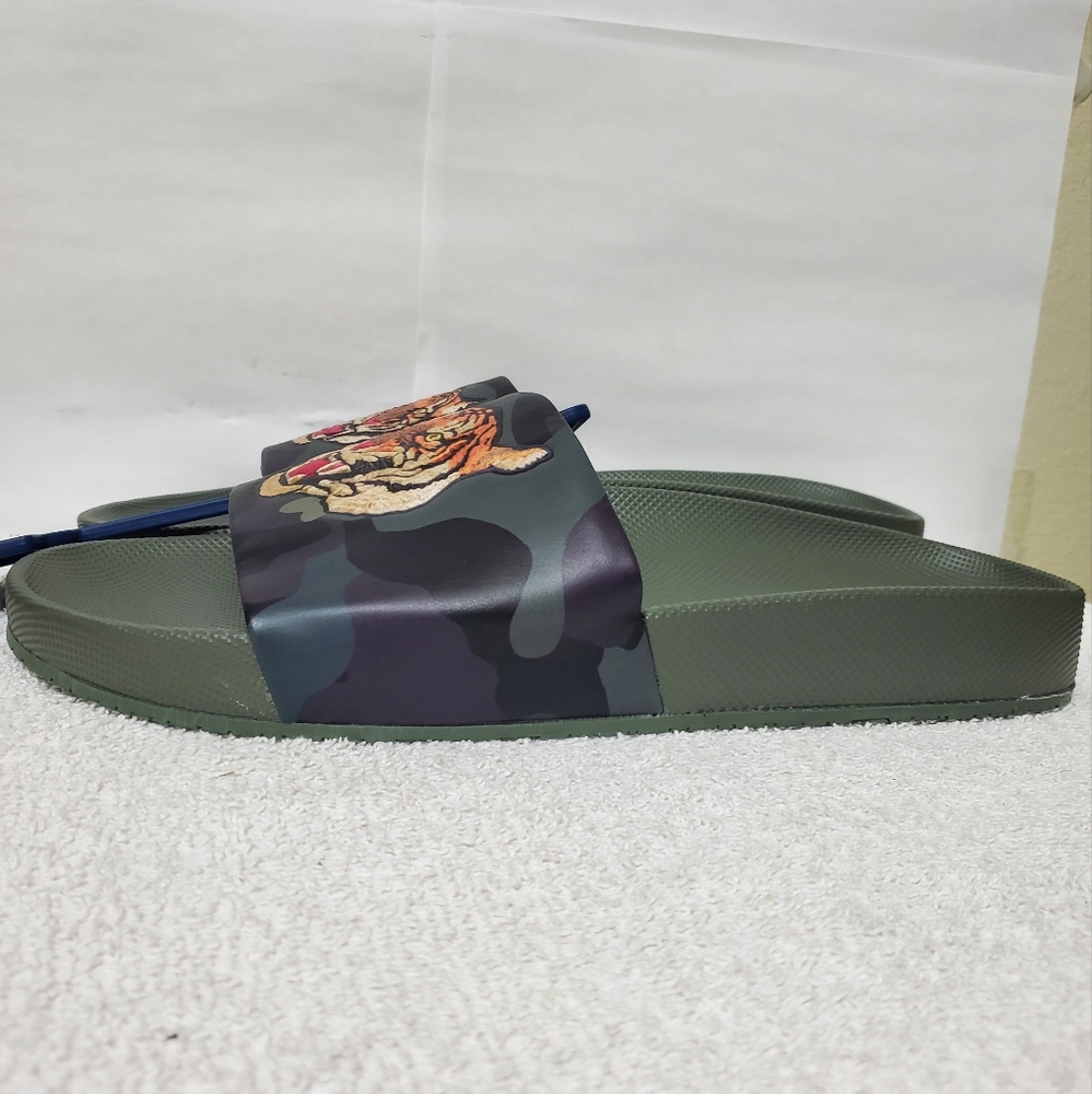 SOLD. Polo ralph lauren Cayson Tiger Slide Sandals - Picture 3 of 15